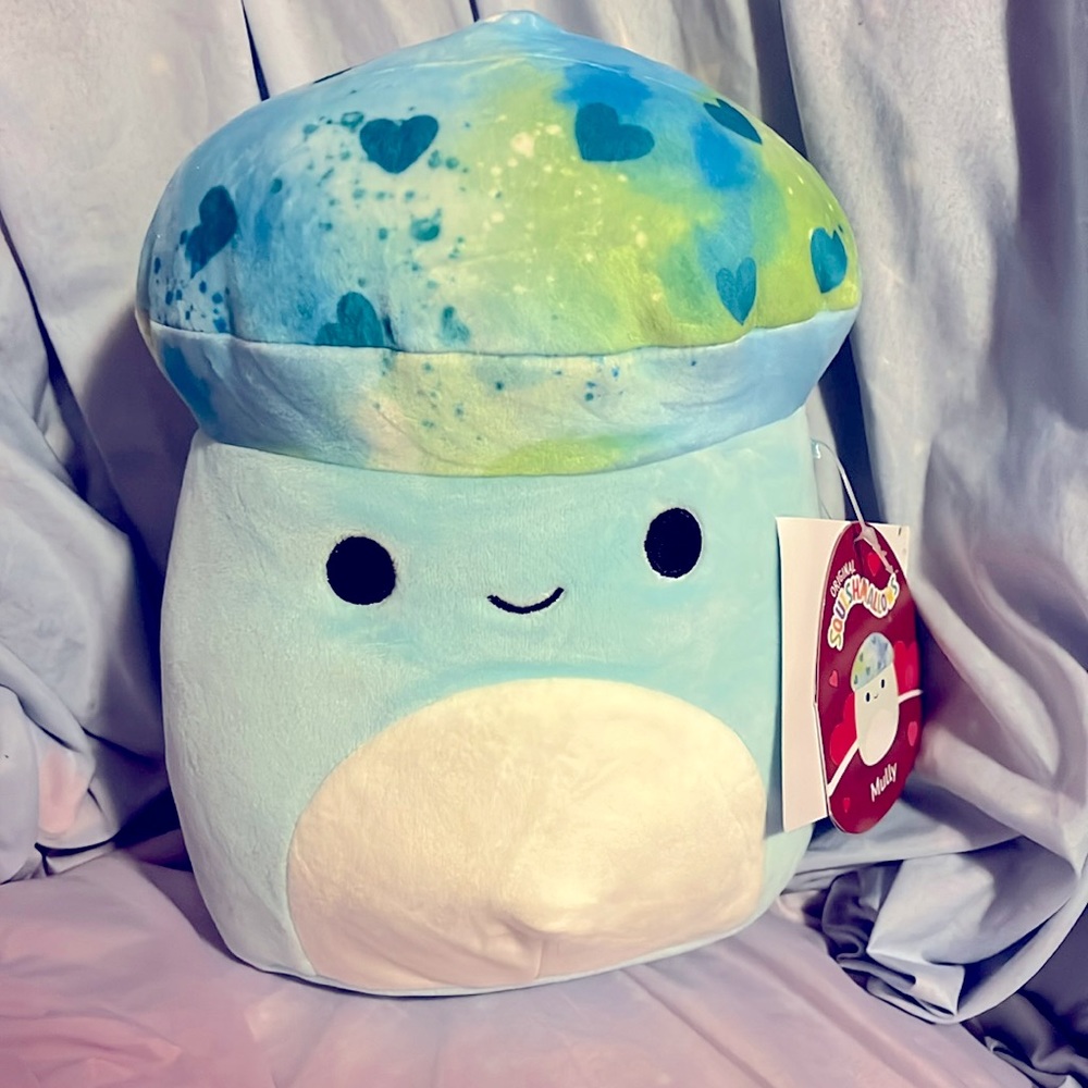 Valentine Squishmallow mushroom